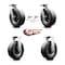 Service Caster Greenlee Caster Set - GMX Cart - 2 Swivel Bolt On Swivel Locks 2 Rigid - SCC GRE-SCC-100S1030-SNB-BSL-2-R-2 - alternate 3